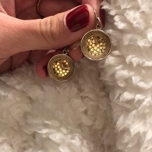 Gold anna beck earrings